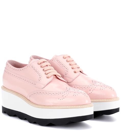 prada pink footwear|Prada pink platform sneakers.